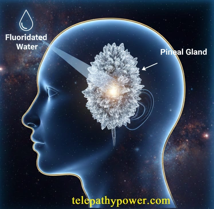 فلورائیڈ والا پانی پائنل گلینڈ کا کیلسیفیکیشن