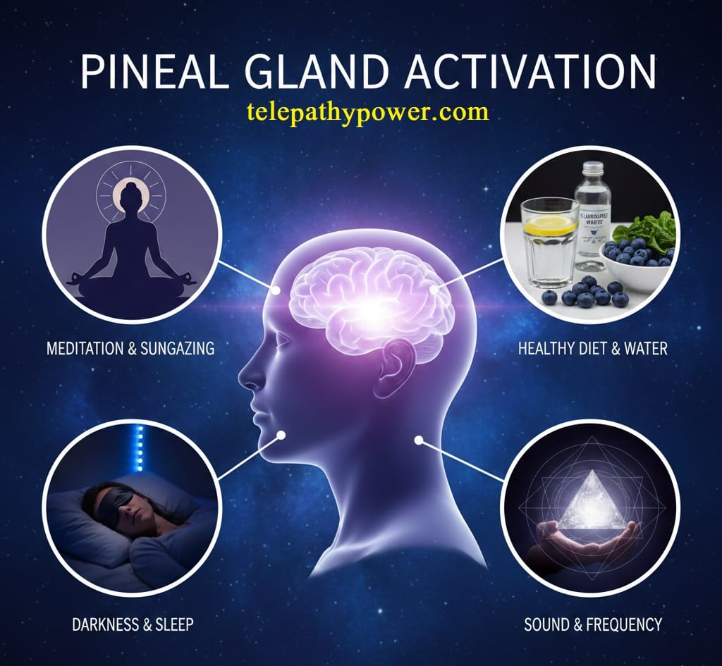 پائنل گلینڈ کوایکٹیو کرنے کے طریقے