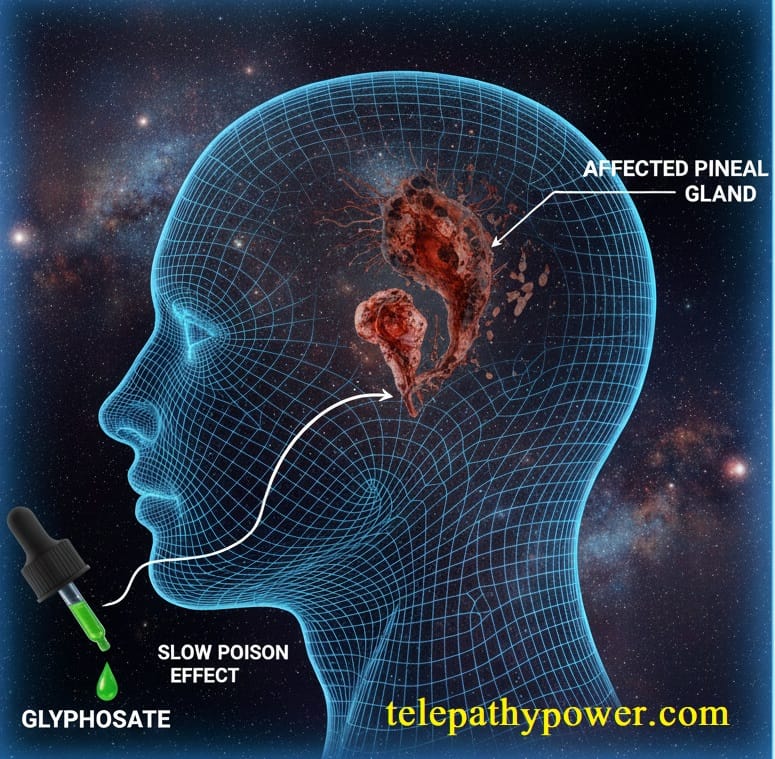 گلائیفوسیٹ سلو پوائزن کا اثر پائنیل گلینڈ پر