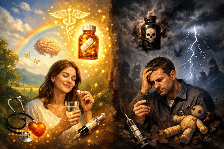 یقین کا جادو پلاسیبو اور نوسیبو