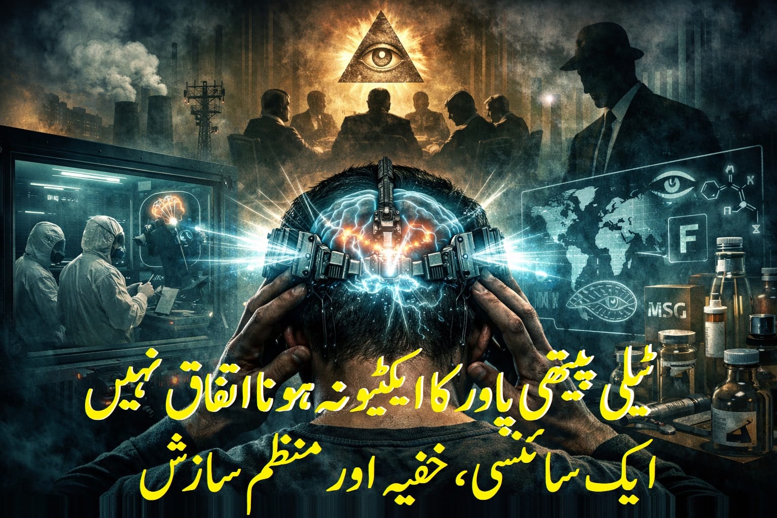 ٹیلی پیتھی پاور کا ایکٹیو نہ ہونا اتفاق نہیں یہ ایک سائنسی خفیہ اور منظم سازش ہے