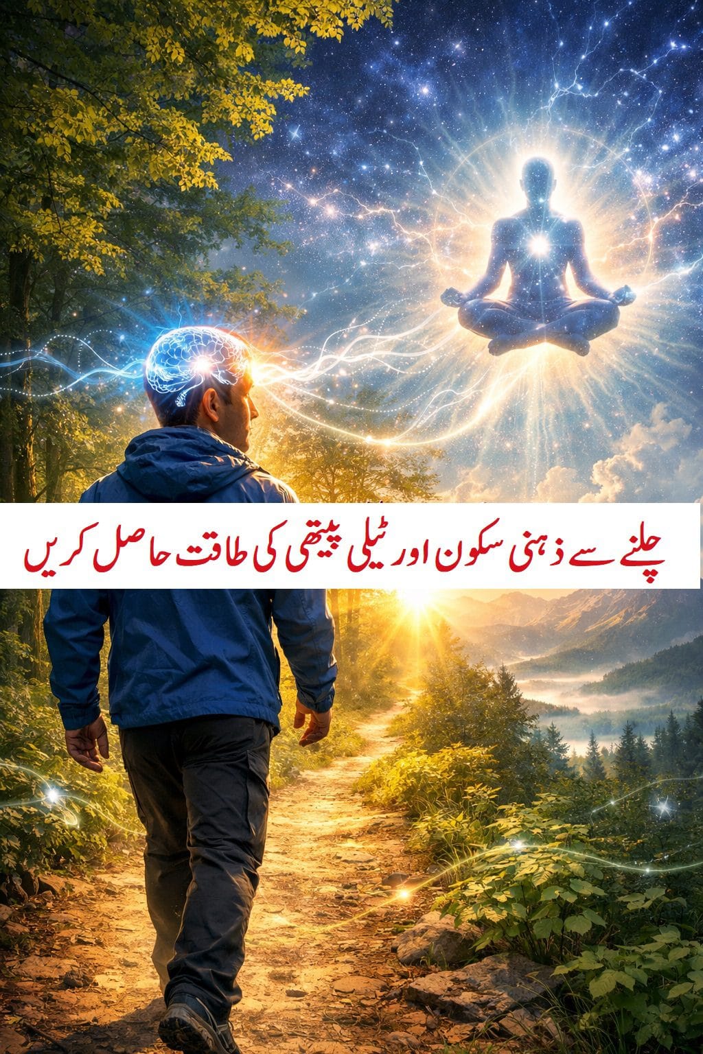 چلنے سے ذہنی سکون اور ٹیلی پیتھی کی طاقت حاصل کریں