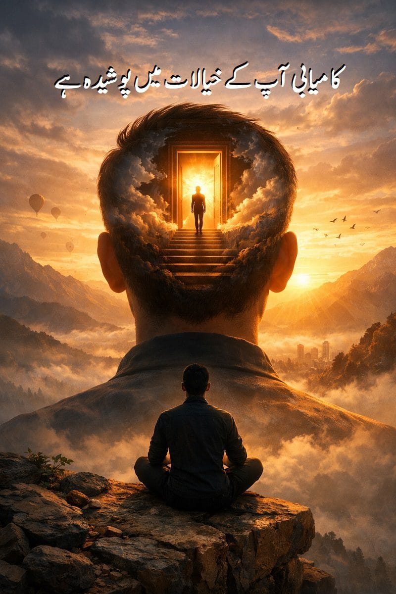  کامیابی آپ کے خیالات میں پوشیدہ ہے