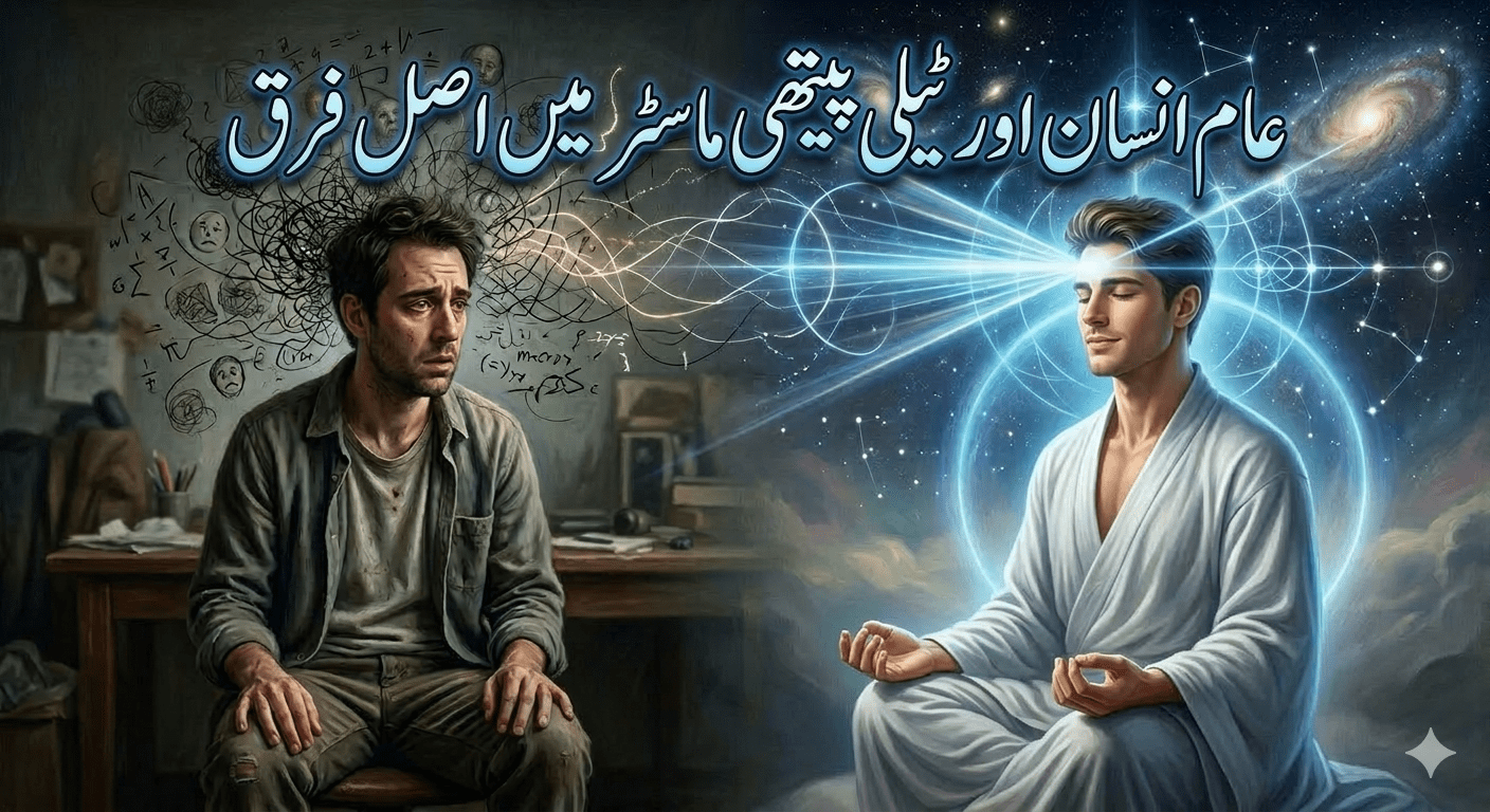 عام انسان اور ٹیلی پیتھی ماسٹر میں اصل فرق