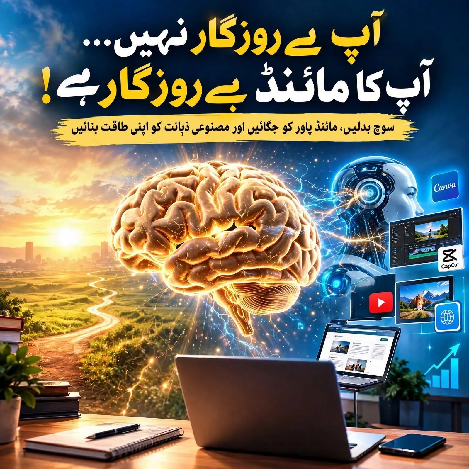 آپ بے روزگار نہیں، آپ کا مائنڈ بے روزگار ہے