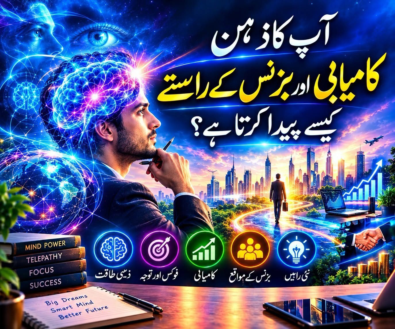آپ کا ذہن کامیابی اور بزنس کے راستے کیسے پیدا کرتا ہے؟ 1 آپ کا ذہن کامیابی اور بزنس کے راستے کیسے پیدا کرتا ہے؟