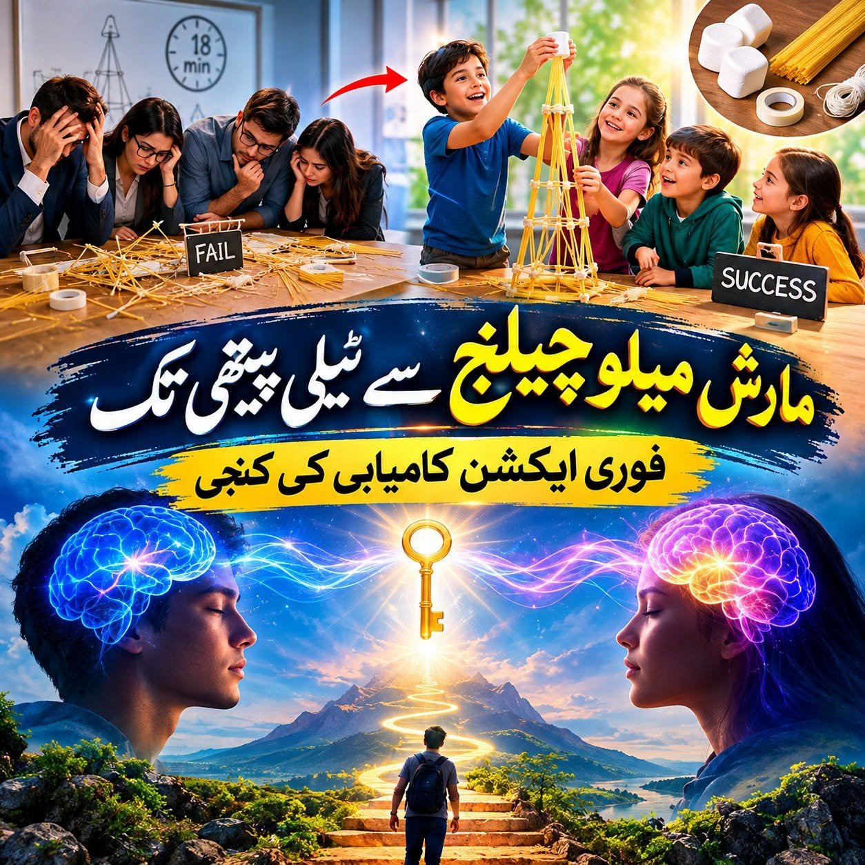 مارش میلو چیلنج سے ٹیلی پیتھی تک | فوری ایکشن کامیابی کی کنجی